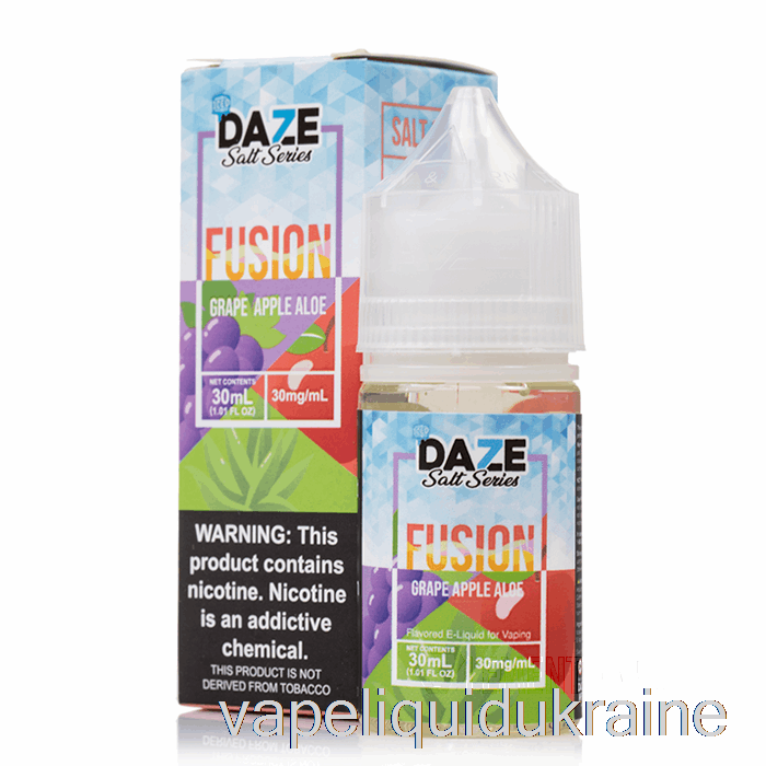 Vape Ukraine ICED Grape Apple Aloe - 7 Daze Fusion Salt - 30mL 50mg